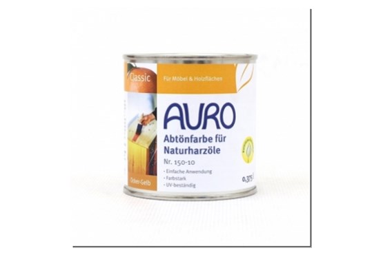 Auro Abtönfarbe für Naturharzöle Ocker-Gelb 150-10