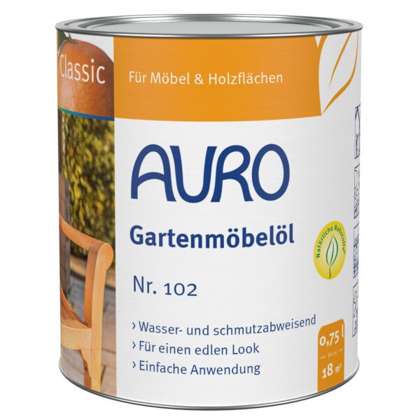 Auro Gartenmöbelöl Classic Natur 102