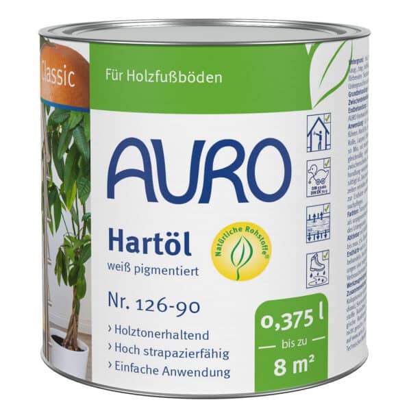 Auro Hartöl Weiss 126-90