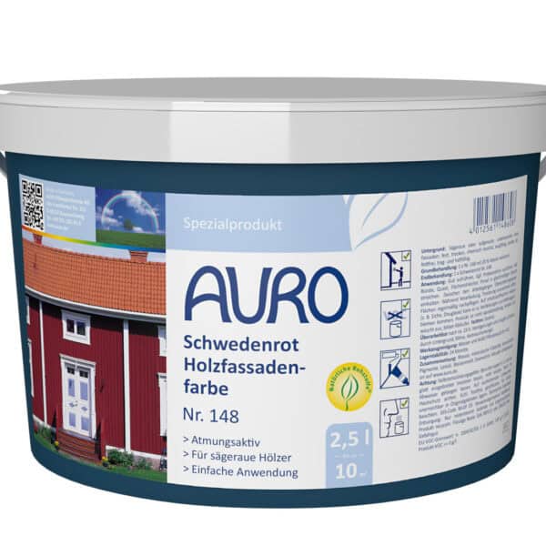 Auro Schwedenrot Holzfassadenfarbe 148