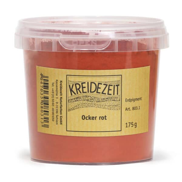 Kreidezeit Pigment ocker rot 1kg