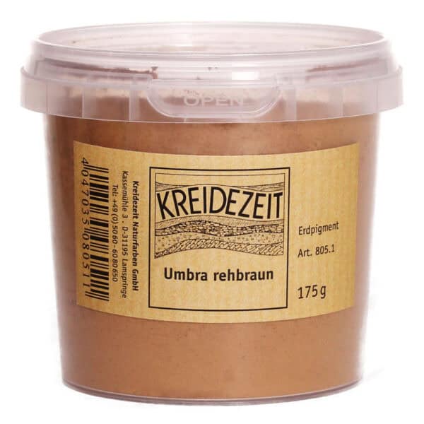 Kreidezeit Pigment Umbra rehbraun 1kg