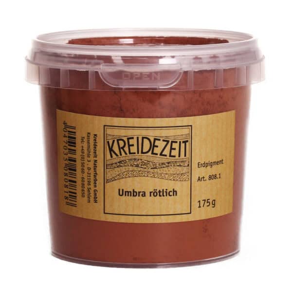 Kreidezeit Pigment Umbra rötlich 1kg