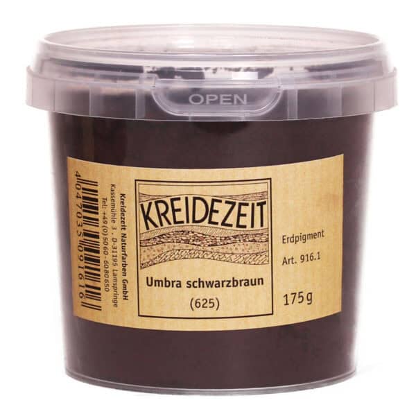 Kreidezeit Pigment Umbra schwarzbraun 1kg